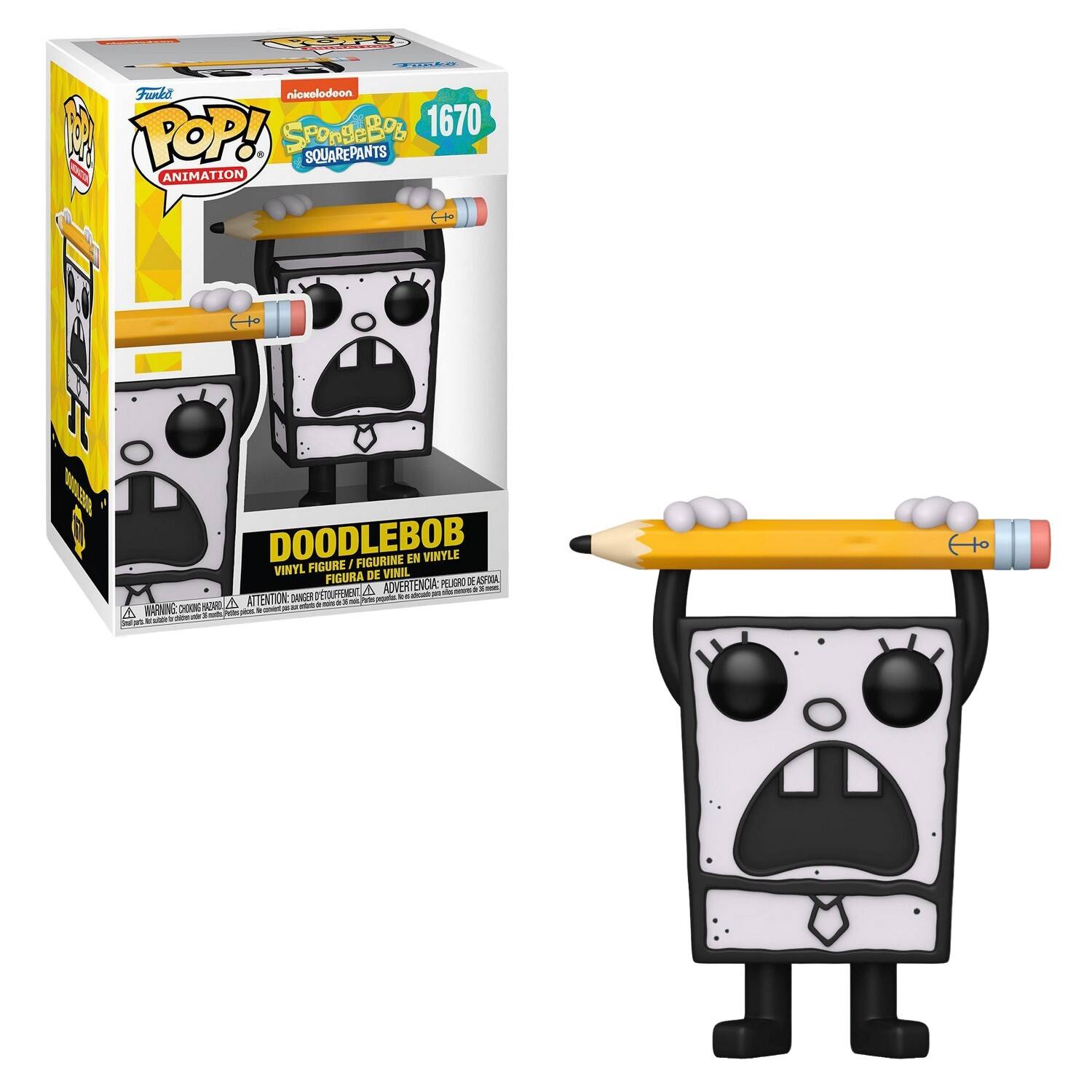 ITNEO Furki nickelodeon P SPORseBo 1670 1 POP! SQUAREPANTS ANIMATION to I W20% DOODLEBOB FIGURINE EN VINYLE FIGURE  VINYL DE VINIL FIGURA PELIGRO DE  STOGA DETOUFFEMNT 4 AUVERIENDA - - - - DANGHS .. - NADR A ATTENTION - . - - - Potcoprs A MARNING COI P - - - - -