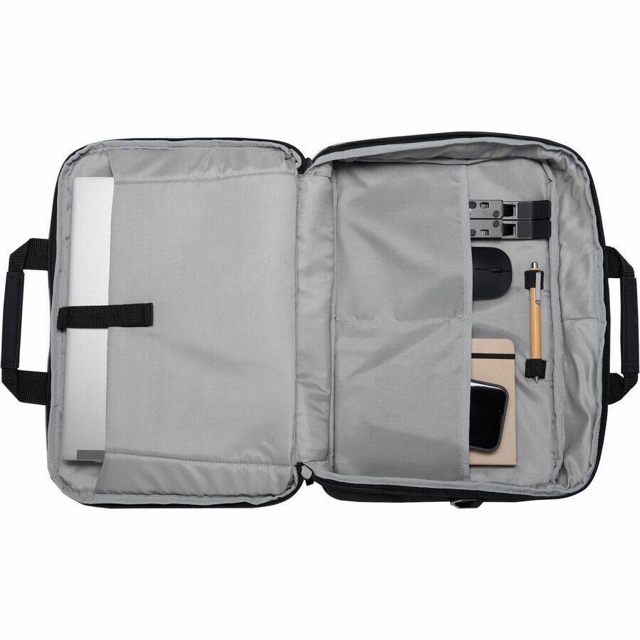 Alt View 4. Kensington - Kensington Carrying Case for 15.6" to 16" Notebook - Black - 600D Polyester, Polyurethane Exterior Material - 210D - Black.
