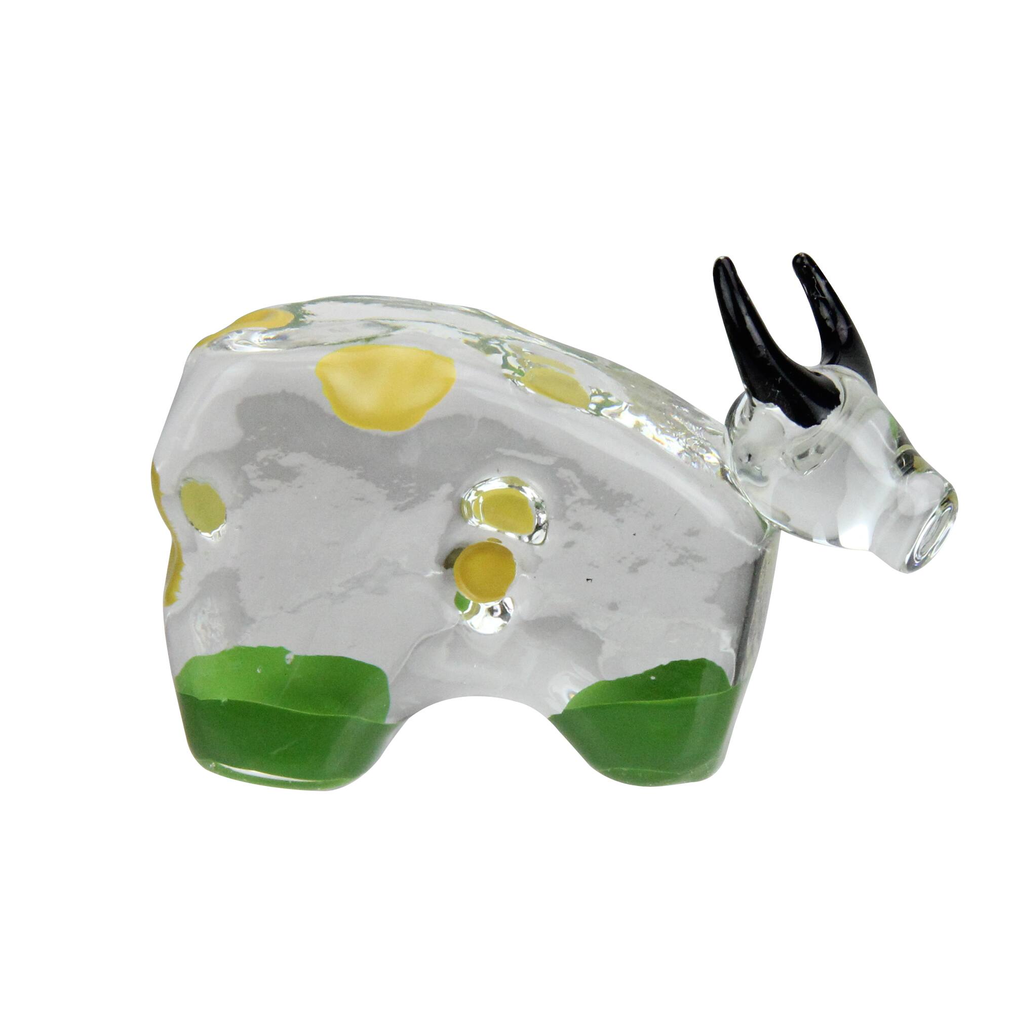 Roman - Crystal Bull Figurine Collectible Cotton Candy Collection - Clear