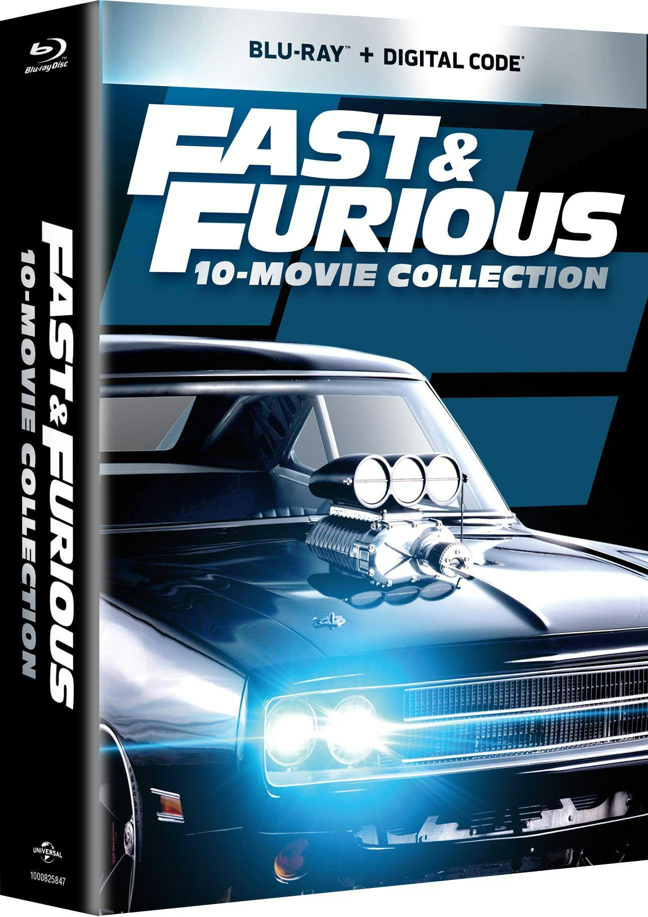 Angle. Fast & Furious: 10-movie Collection (Box Set) [Blu-ray].