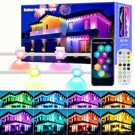 DAYBETTER - Permanent Outdoor Lights for House, Smart Decor, App/Remote Control, IP67 Waterproof for Christmas Holiday Party - RGB+IC