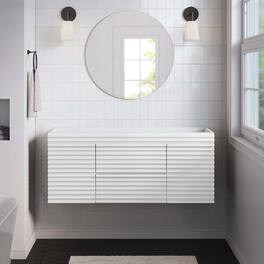 Render 48" Wall-Mount Bathroom Cabinet Basin Not Included by Modway - White