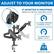 ADJUST TO YOUR MONITOR
IF MONITOR IS DROPPING: tighten arm tension using allen wrench.
Turn counter-clockwise for heavier monitors.
Turn clockwise for lighter monitors.
Max Monitor Weight: 15.4 POUNDS