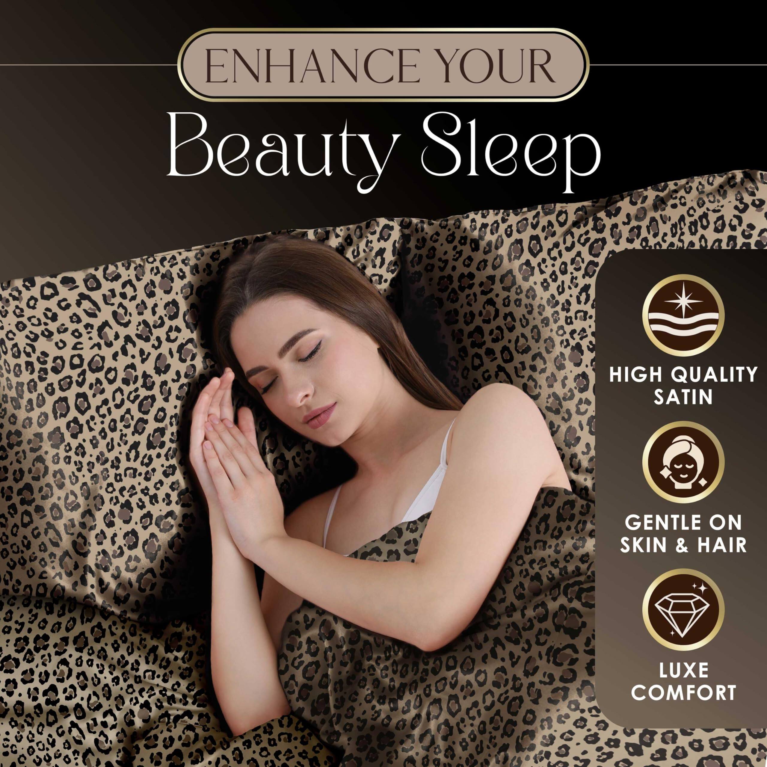 ENHANCE YOUR Beauty Sleep

HIGH QUALITY SATIN  
GENTLE ON SKIN & HAIR  
LUXE COMFORT