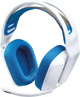 Logitech - G535 Lightweight Wireless Gaming Headset - White