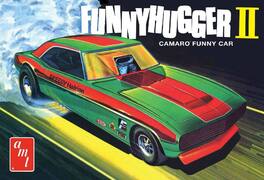 PopMarket - AMT Funny Hugger II Chevy Camaro Funny Car 1/25 Scale Model Kit - COLLECTIBLES - Multicolor