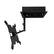 Alt View 2. Kanto - Pro Series Recessed In-wall Full Motion Articulating TV Mount for 35" - 65" TVs - Black.