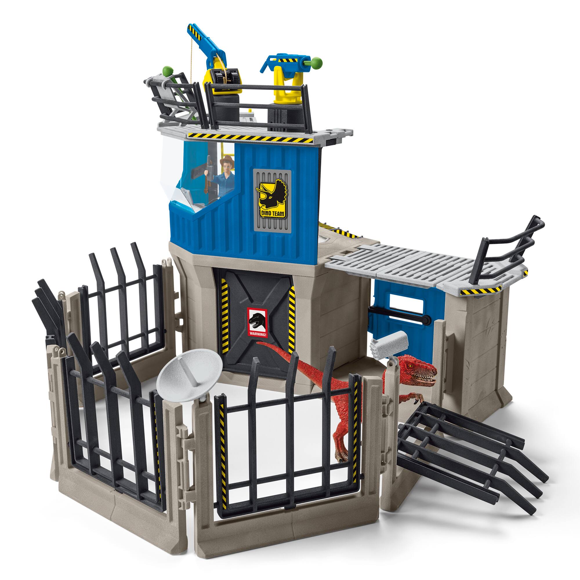 Angle. Schleich - Dinosaurs: Large Dino Research Station.