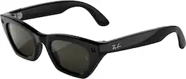 Ray-Ban Meta - (Gen 3) Zena - AI Glasses with Camera - Polarized Green Lenses - Shiny Black