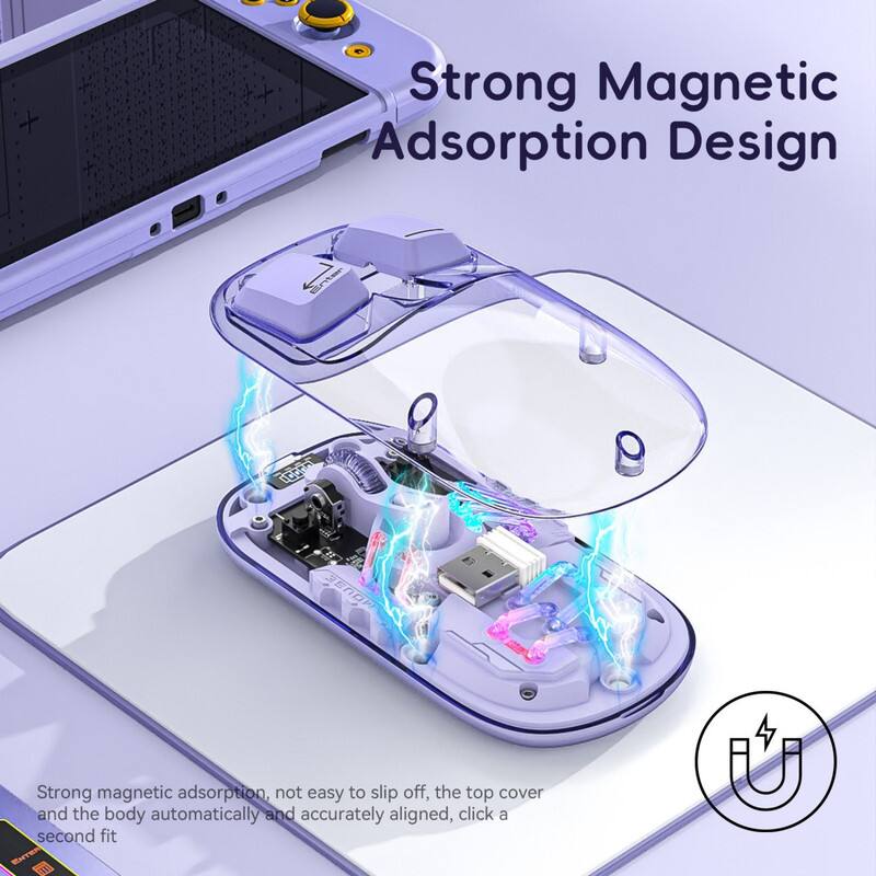 Strong Magnetic Adsorption Design

Strong magnetic adsorption, not easy to slip off, the top cover and the body automatically and accurately aligned, click a second fit