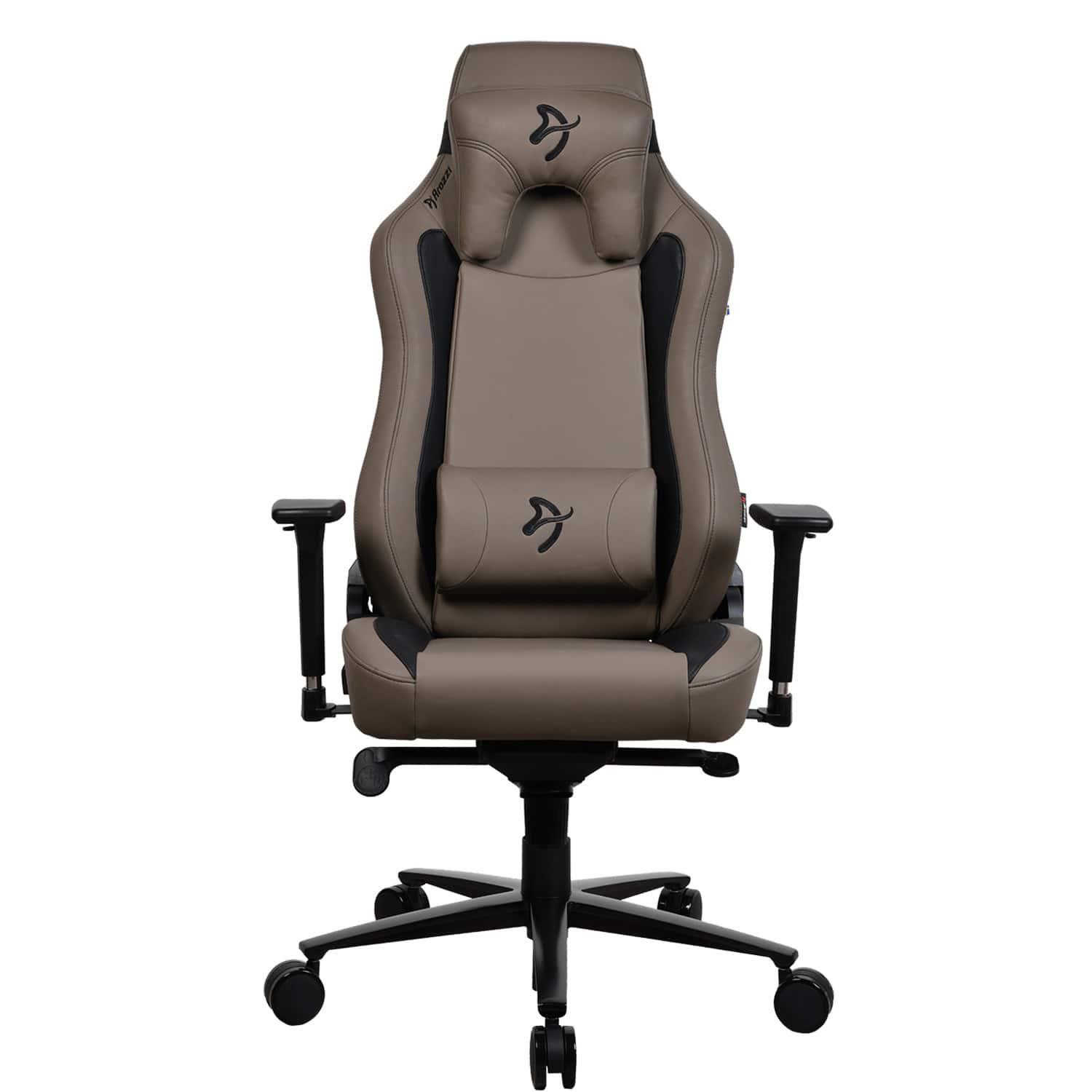 Angle. Arozzi - Vernazza Soft PU Gaming Chair - Brown.