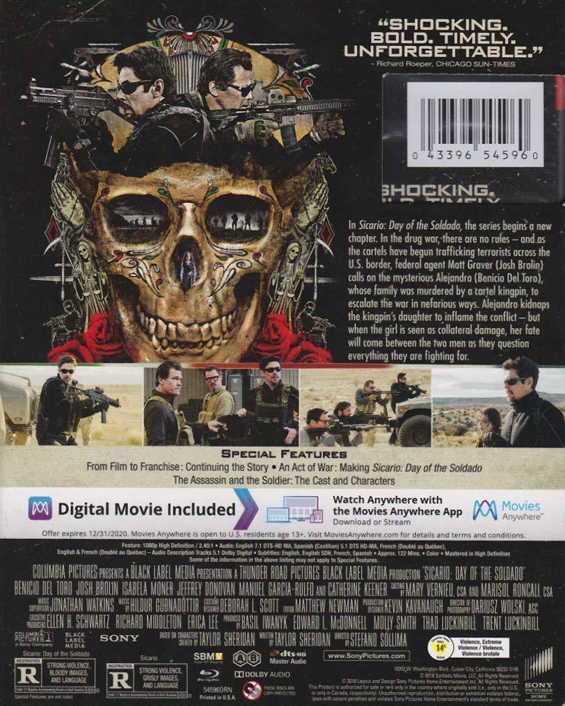 Alt View 1. Sicario/Sicario 2   - BLU-RAY.