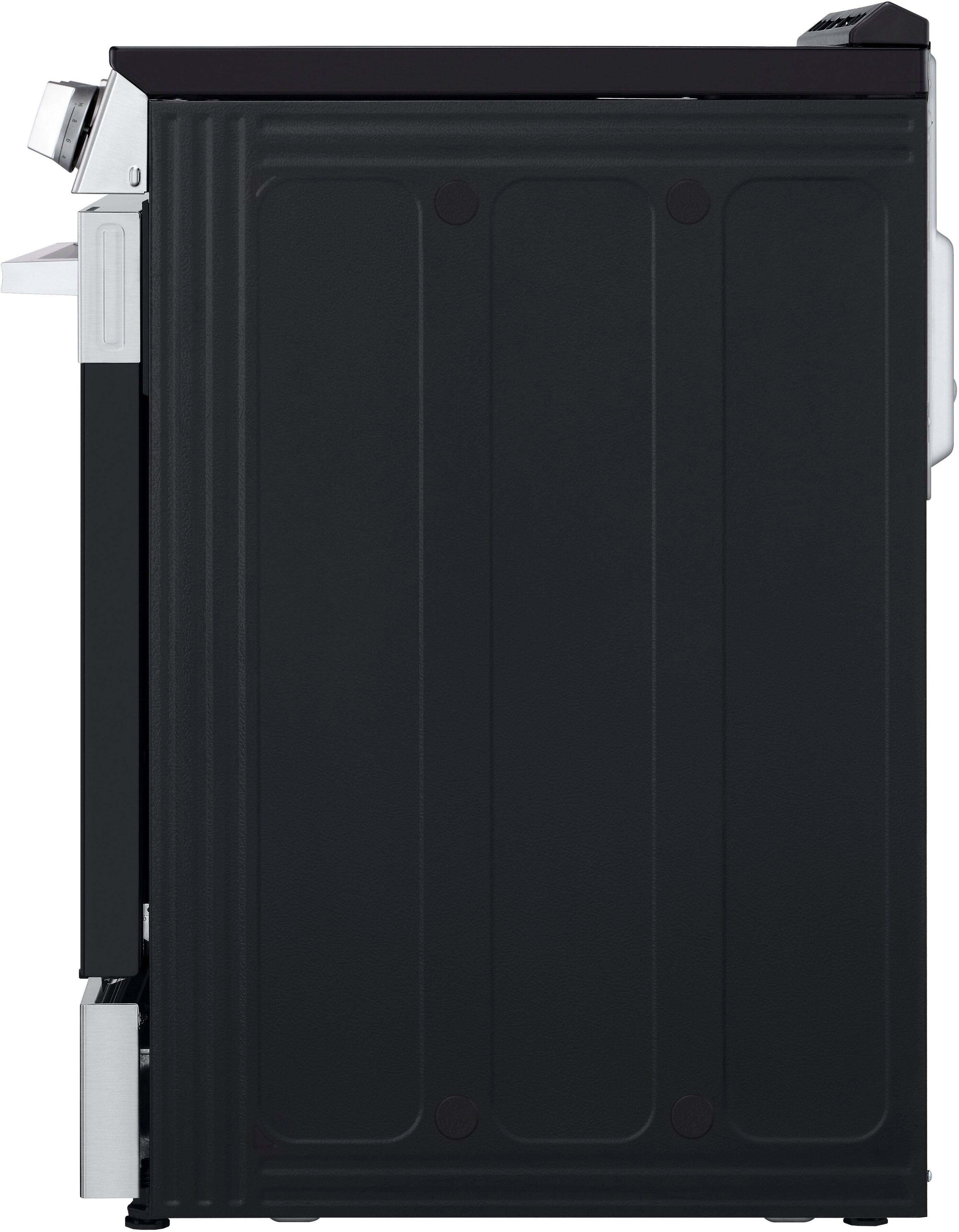 Alt View 18. LG - 6.3 Cu. Ft. Slide-In Electric True Convection Smart Range with Air Fry and Flex Control Knobs - PrintProof Stainless Steel.