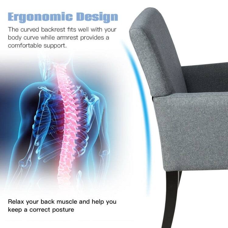 Ergonomic Design

The curved backrest fits well with your body curve while armrest provides a comfortable support.

Relax your back muscle and help you keep a correct posture