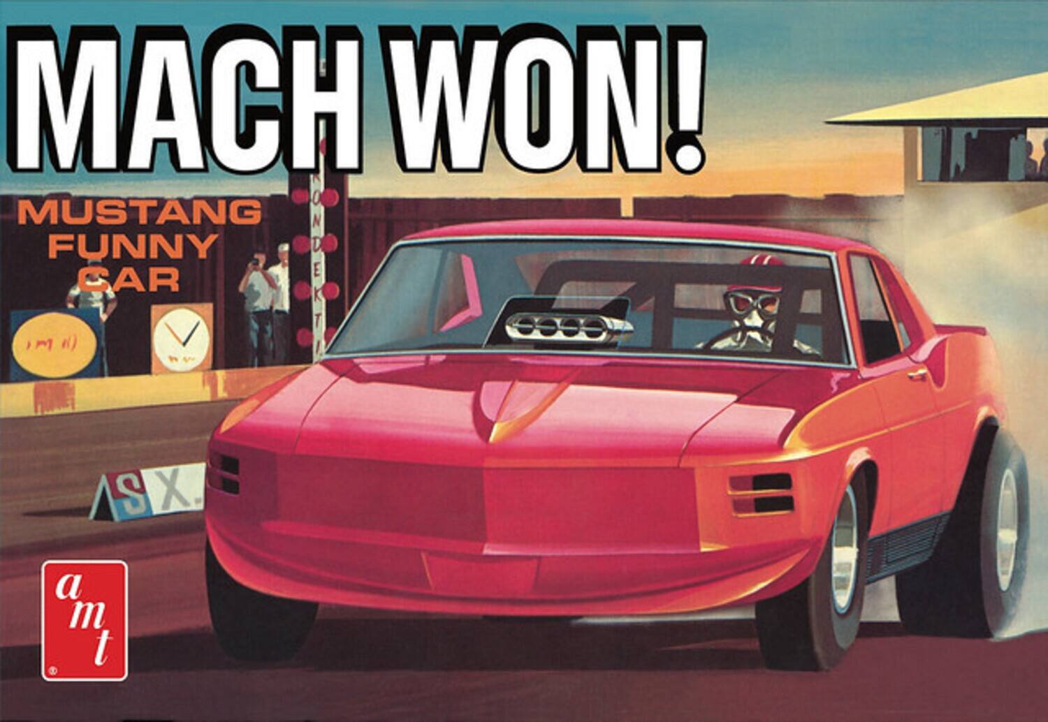 MACH WON!  
MUSTANG FUNNY CAR  
AMT