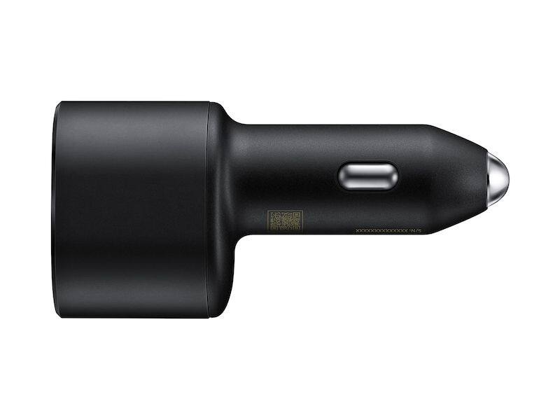 Alt View 1. Samsung - Samsung 45W Dual car Charger 1 USB-A port, 1 USB-C Port - Retail Box - Black.