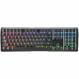 CHERRY - MX 3.0 S WIRELESS RGB, MX RED, Black - 3 Connection modes, Bluetooth, abrasion resistant keys - Jet Black