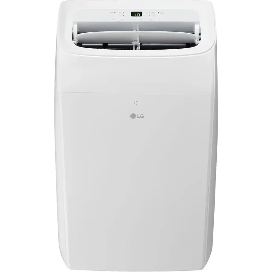 Alt View 7. LG - 450 Sq. Ft. Smart Portable Air Conditioner 10,200 BTU - White.