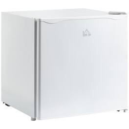 Tiramisubest - Mini Freezer Countertop,1.1 Cu.Ft Compact Upright Freezer with Removable Shelves,Reversible Door for Home,Dorm - White