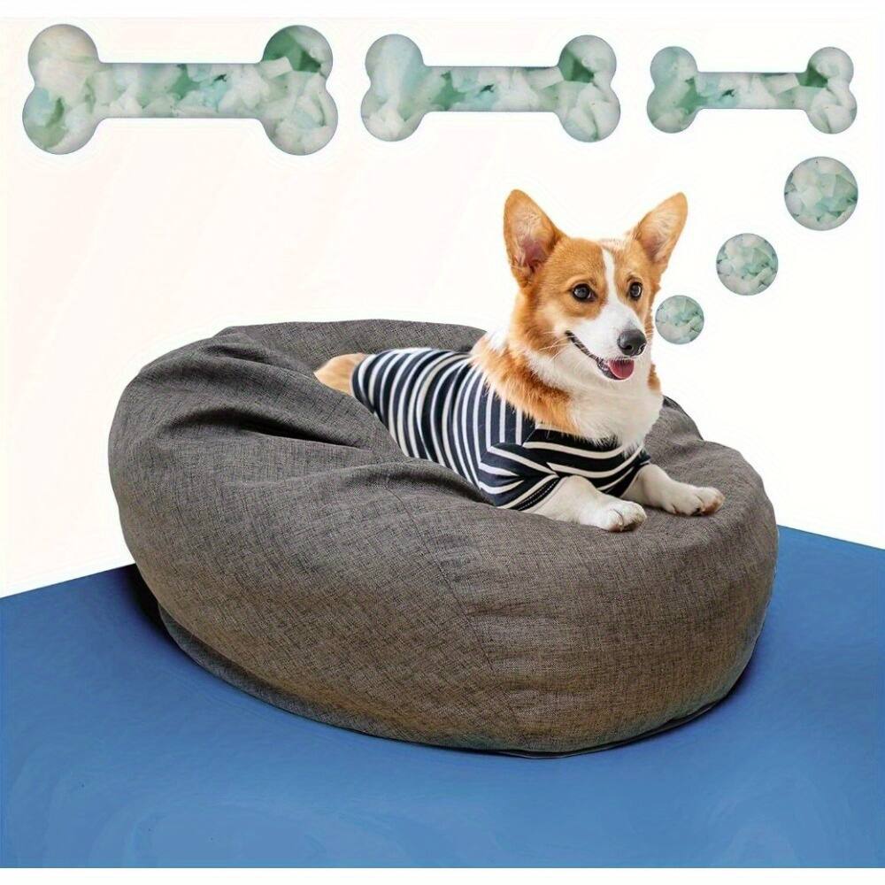 Left. Dyonery - Dyonery 100% memory foam， thickened high-quality slow rebound, pillow core, soft and convenient pillow - Blue.