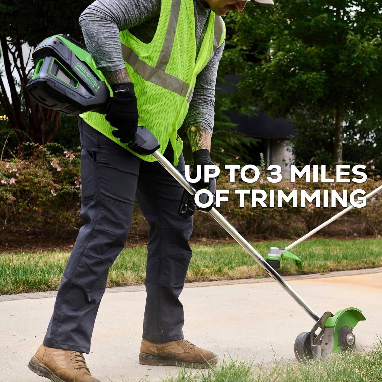 UP TO 3 MILES OF TRIMMING