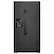 Front. Whirlpool - 21 Cu. Ft. Side-by-Side Refrigerator with LED Interior Lighting - Black.