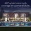360° whole-home mesh coverage for superior reliability.