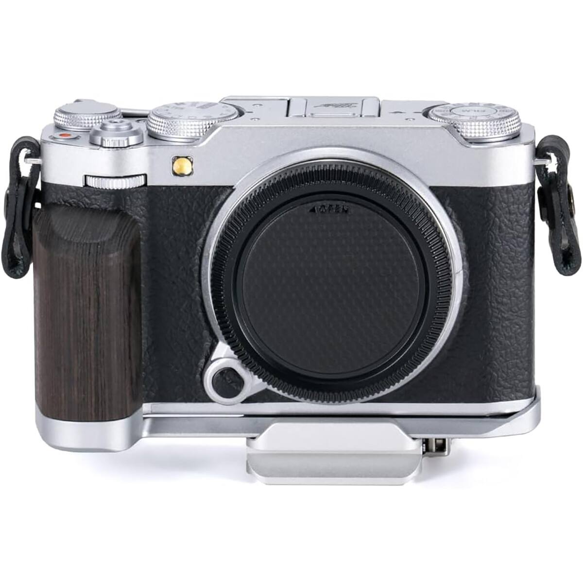 Alt View 1. Tilta - Tilta Vintage Cage Base Kit for Fujifilm X-E5 Camera, Silver.