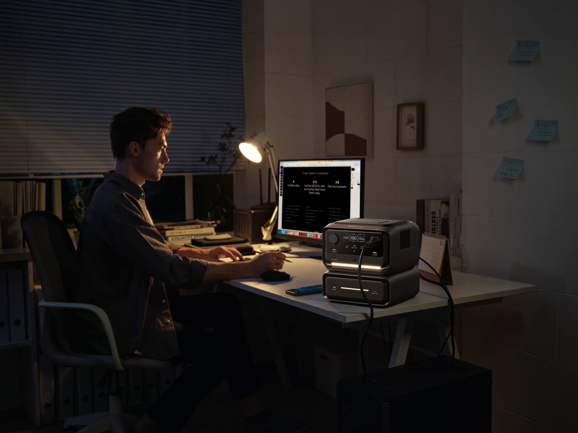 Alt View 4. EcoFlow - River 3 Max (Wireless) Portable 572Wh Capacity Power Station - Black.