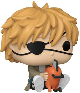 Funko - POP! Anime: Chainsaw Man - Denji with Pochita - Collectibles - Multicolor
