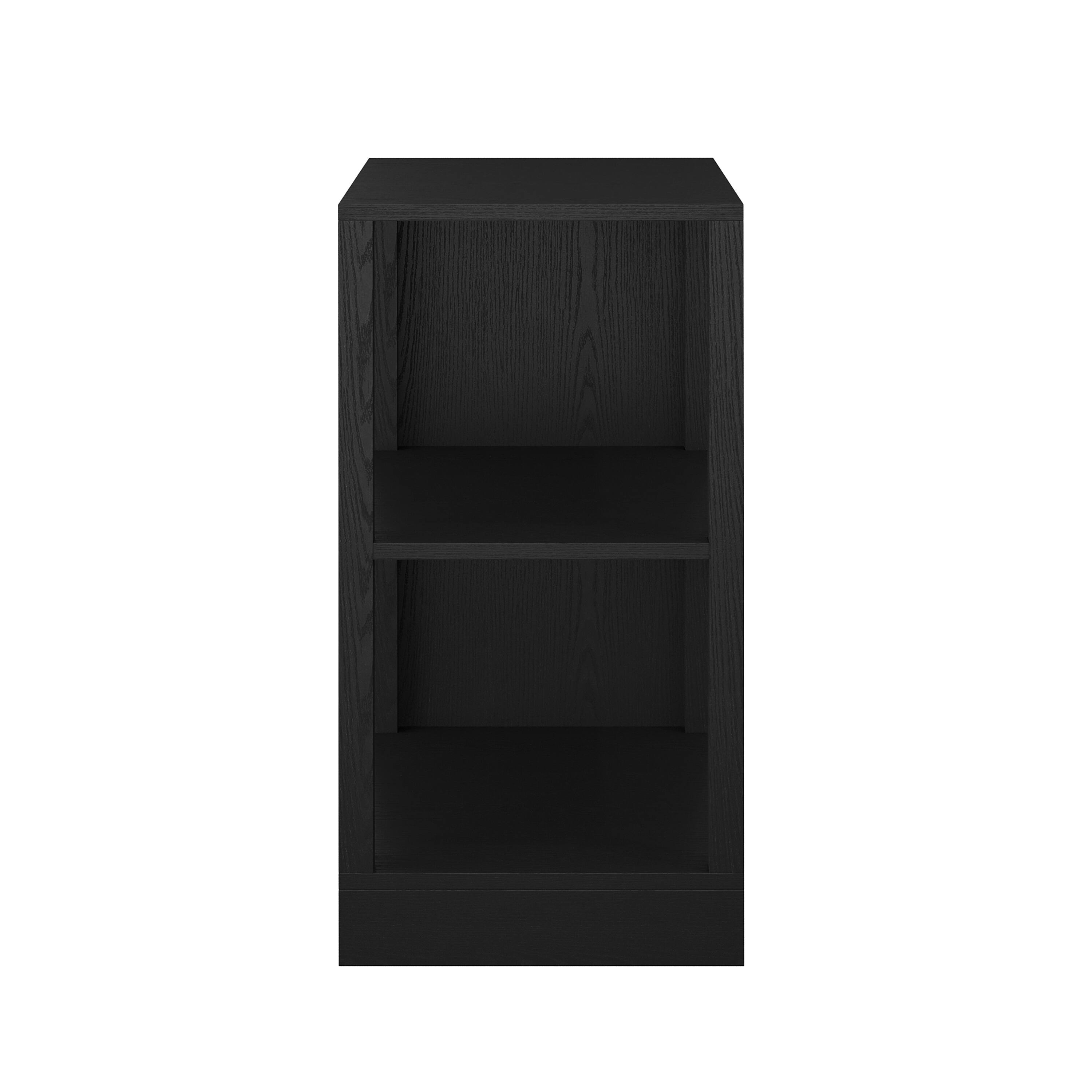 Alt View 9. Martha Stewart - Kayden Home Office Modular 2 Tier Open Bookshelf - Black.