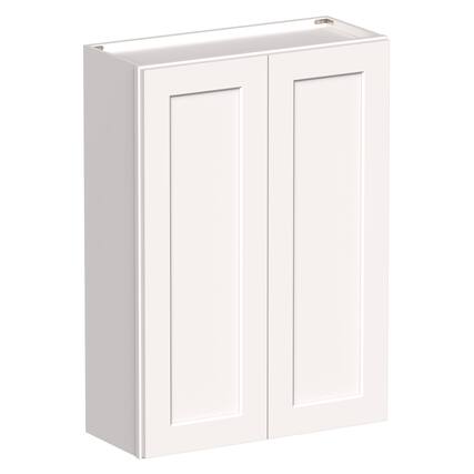 Front. Boyel Living - 30-in W x 42-in H x 12-in D Shaker RTA Kitchen Wall Cabinet with Soft-Close - White Shaker.