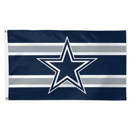 WinCraft - Dallas Cowboys 3' x 5' Horizontal Stripe 1-Sided Deluxe Flag - Multicolor