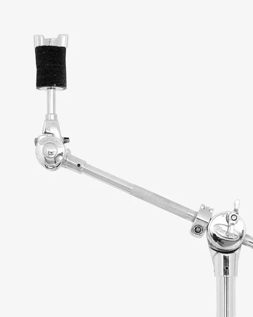 Back. Gibraltar Hardware - 9000 Series Heavy Duty Double Braced Cymbal Boom Stand with Gearless Tilter and Hideaway Boom Arm.