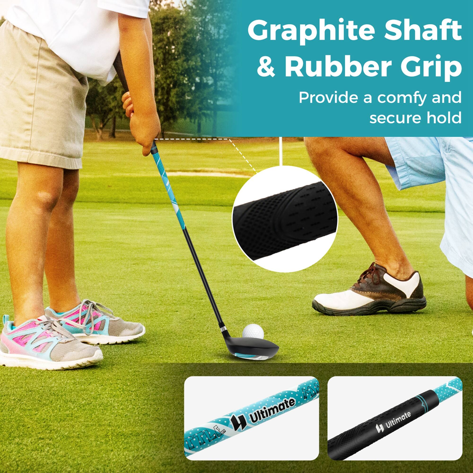 Graphite Shaft & Rubber Grip  
Provide a comfy and secure hold  

MF 4 Ultimate  
TTLE H Ultimate