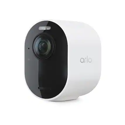 Front. Arlo - Ultra 2 Add-on Camera Indoor/Outdoor Wireless 4K Security System - White.