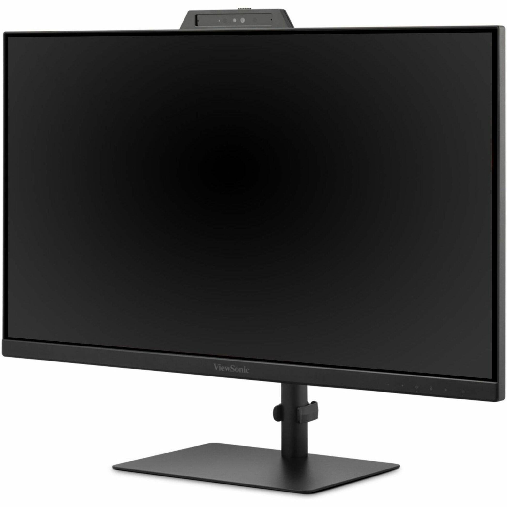 Alt View 21. ViewSonic - VG2741V 27" IPS FHD Video Conferencing Monitor with integrated Windows Hello Certified IR 5MP Webcam. (USB-C, HDMI, DP) - Black.