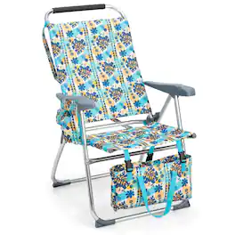 Winado - Folding Backpack Beach Chair with Adjustable Backrest, Detachable Storage Bag, Side Pocket for Outdoor Beach Camping - Hot Summer