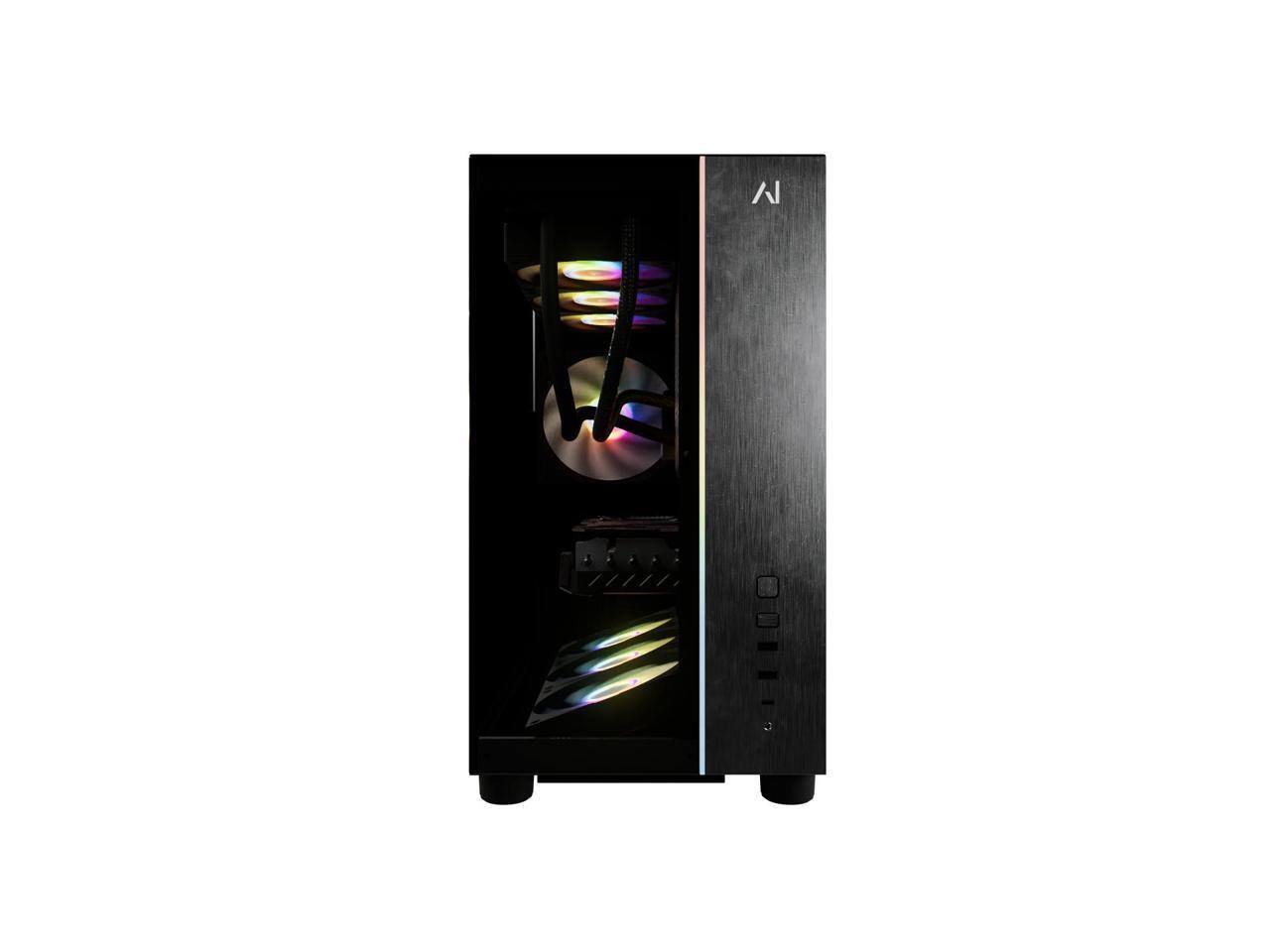 Alt View 1. Andromeda Insights - AI 50 Ultra V3 Gaming PC RTX 5080 16GB | Ryzen 7 9800X3D 4.7 GHz (5.2 GHz Turbo) | 32GB DDR5 6000MHz | 2TB Gen4 SSD - Black.