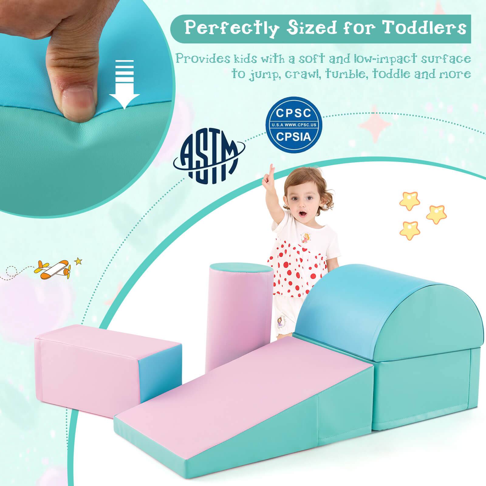 Perfectly Sized for Toddlers  
Provides kids with a soft and low-impact surface to jump, crawl, tumble, toddle and more  

ASTM  
CPSC  
U.S.A. WWW.CPSC.GOV  
CPSIA  

WWW.CPECM.US