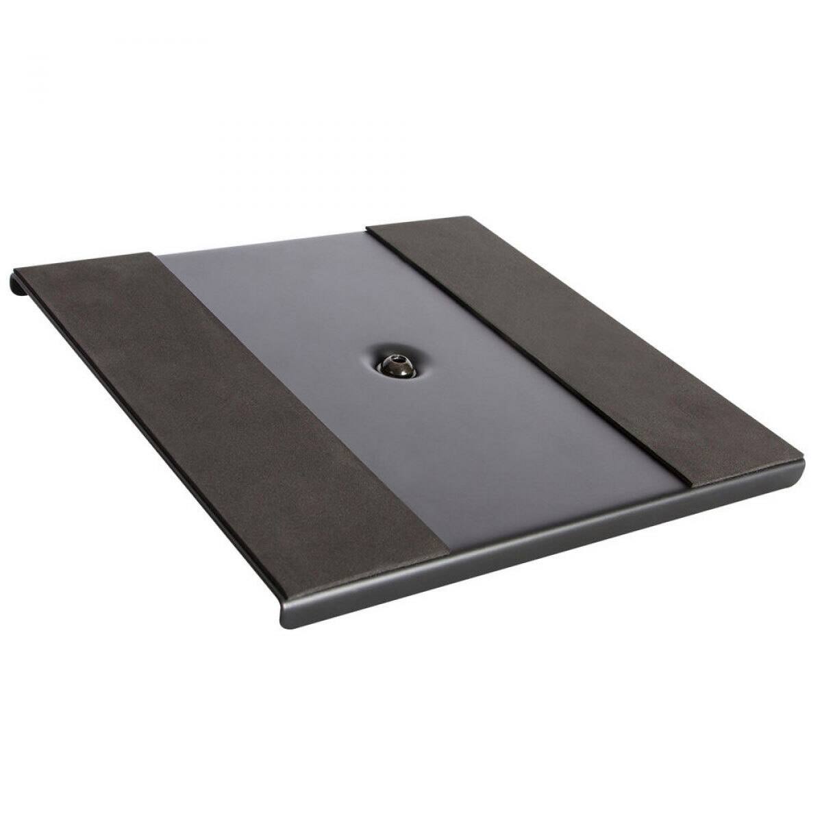 Alt View 1. On Stage Stands - On-Stage MSA6000 9x9" Square Platform for Mic Stand, 12 lbs Capacity.