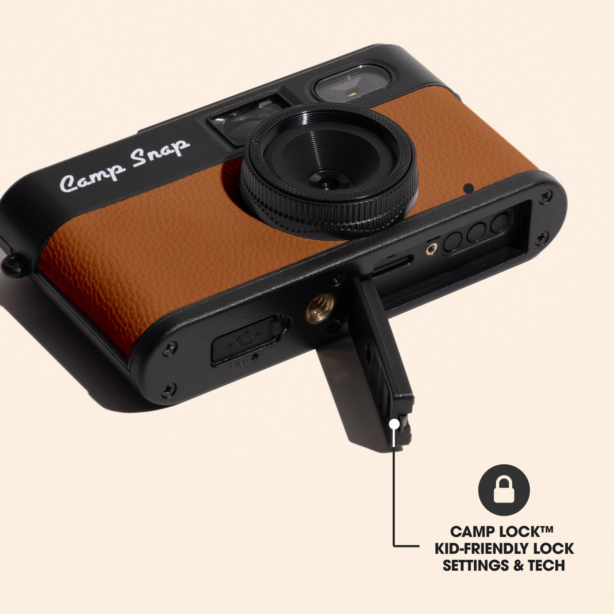 Camp Snap

CAMP LOCK™ KID-FRIENDLY LOCK SETTINGS & TECH