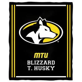 Vive La Fete - Michigan Tech Huskies 36'' x 48'' Children's Mascot Plush Blanket - Multicolor