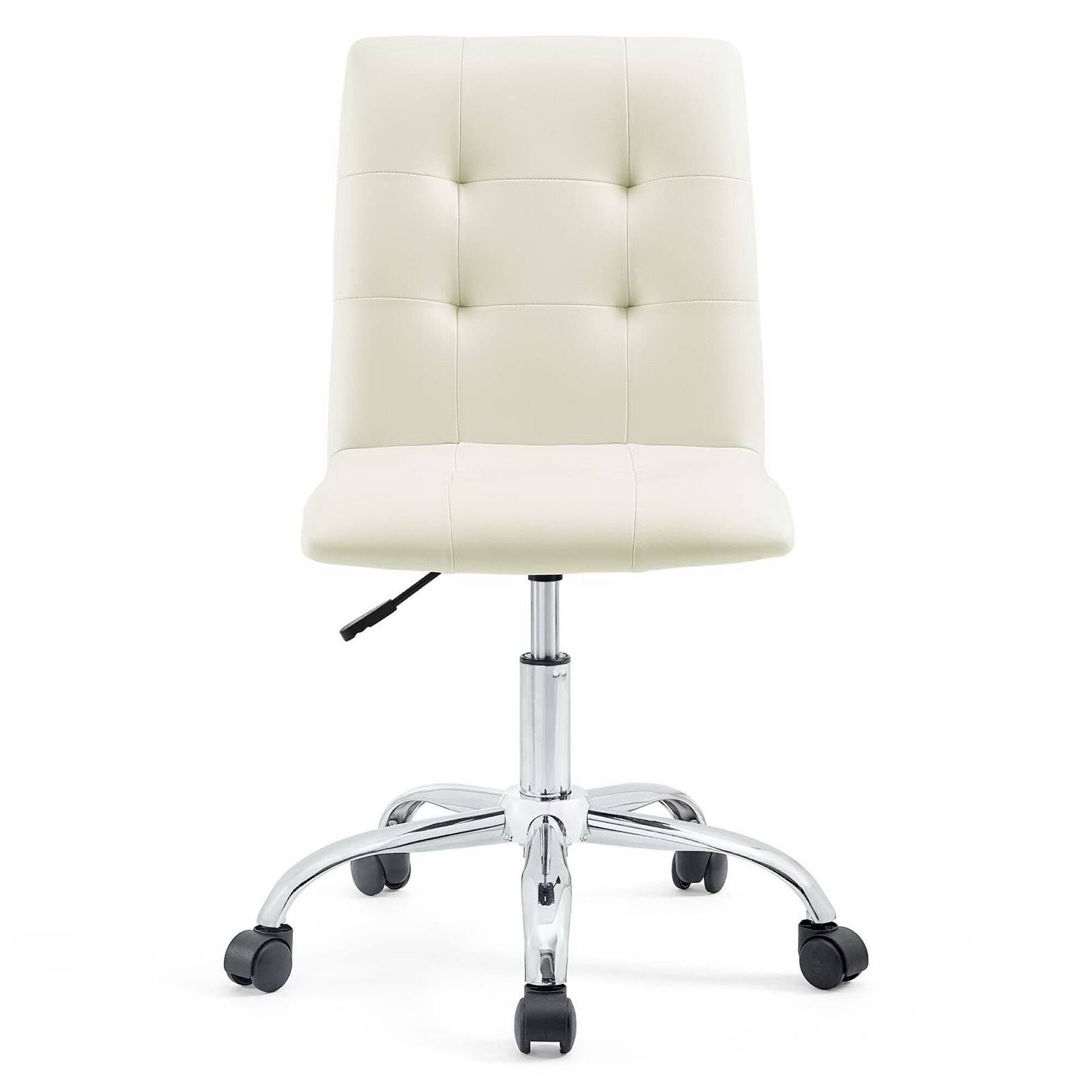 Back. Modway - Prim Armless Mid Back Office Chair by Modway - White.