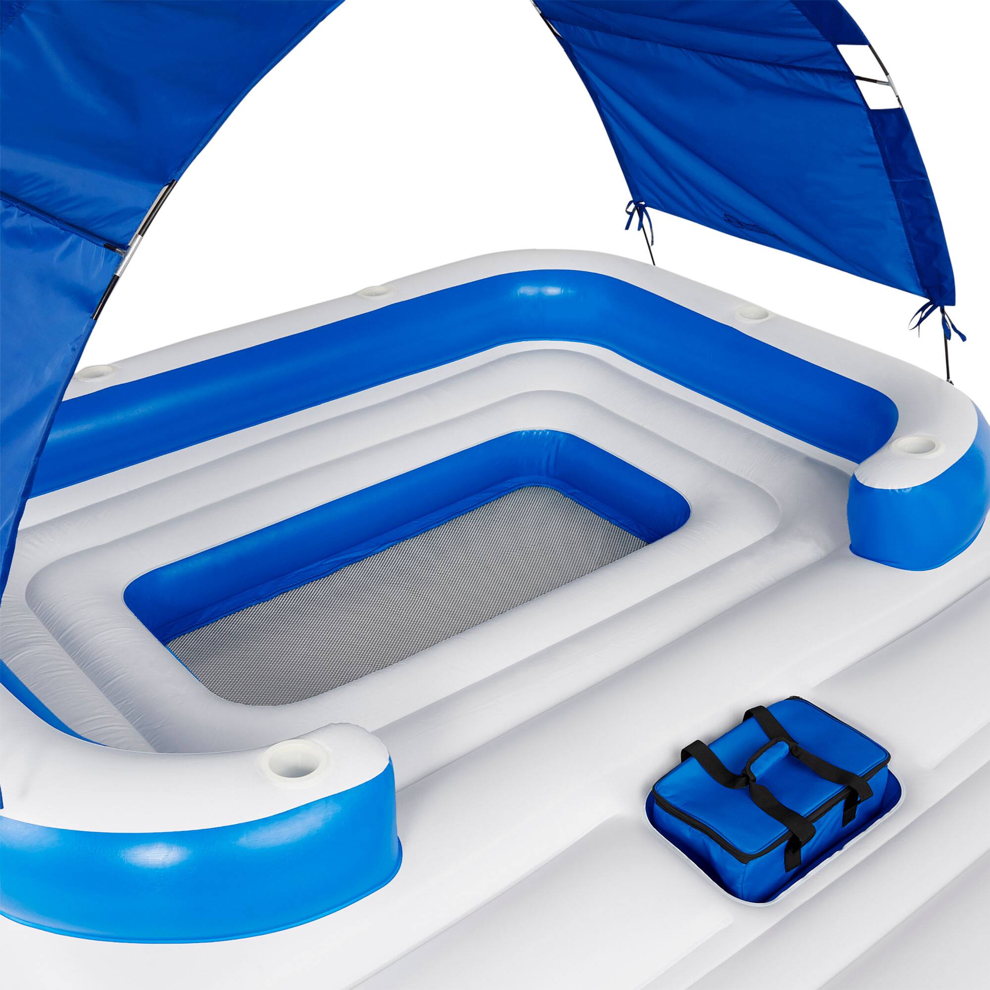 Alt View 7. Intex - Intex 57272EP Adult 5 Seat Inflatable Island Lounge & 43105E 6 Person Pool Raft.