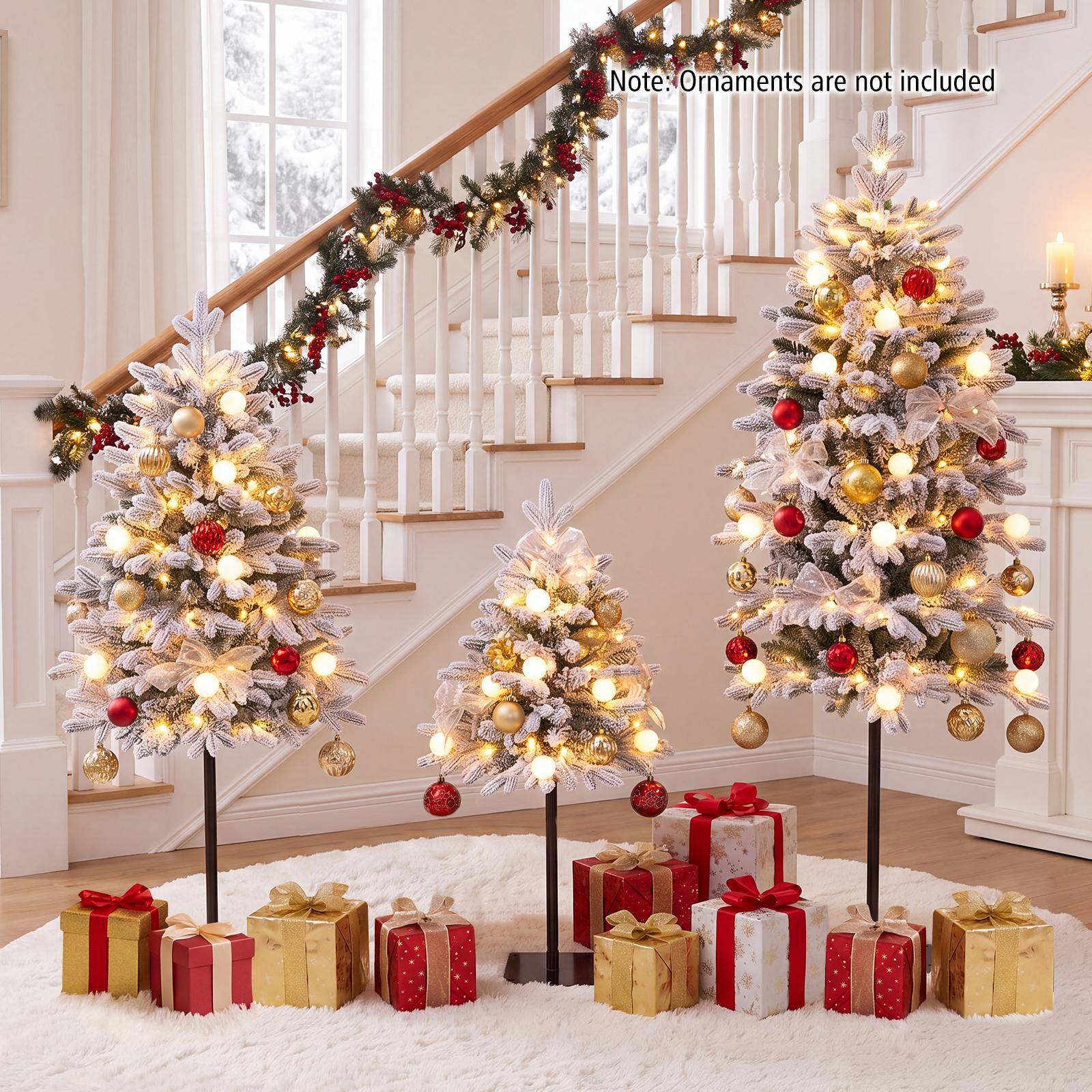Note: Ornaments are not included