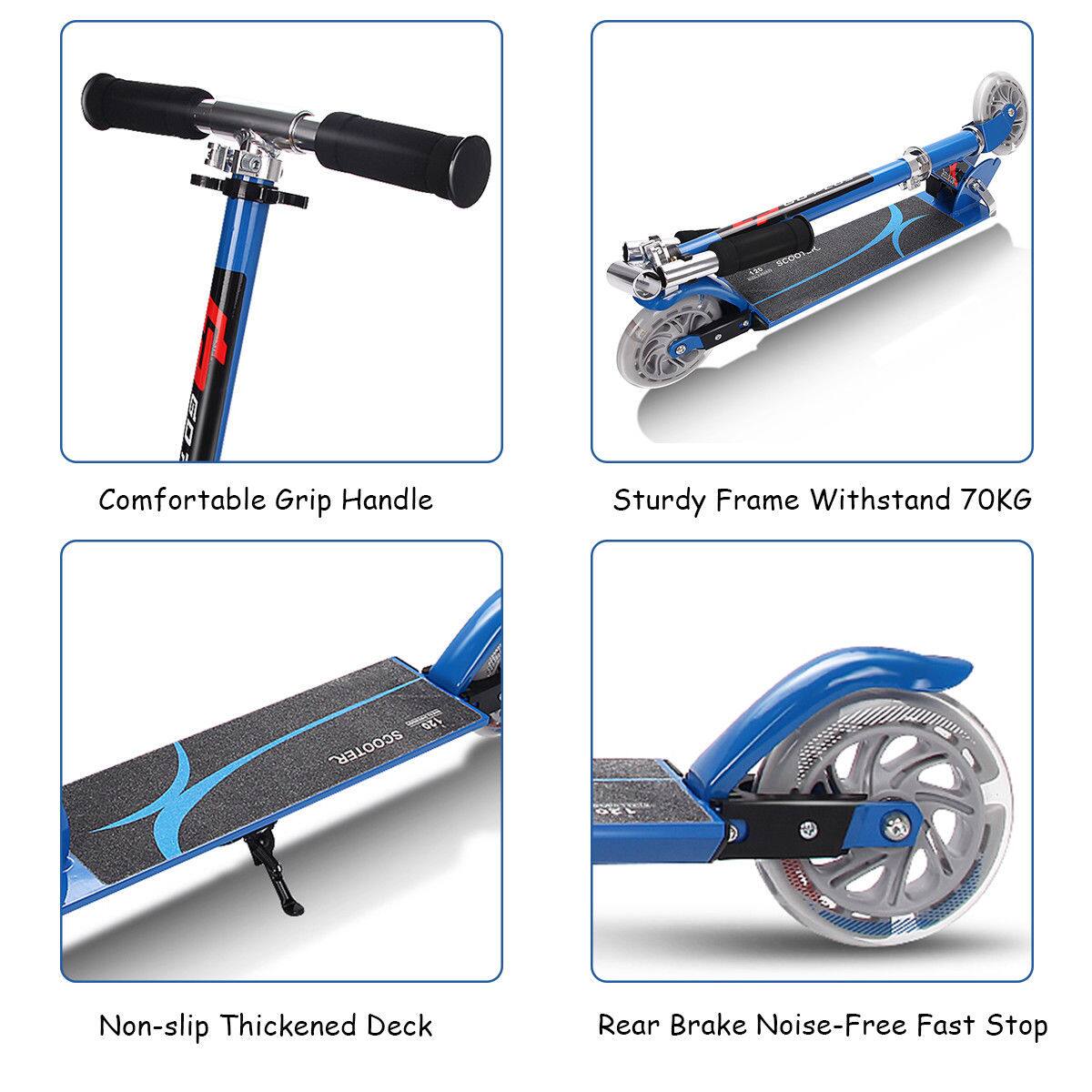 - Comfortable Grip Handle
- Sturdy Frame Withstand 70KG
- Non-slip Thickened Deck
- Rear Brake Noise-Free Fast Stop