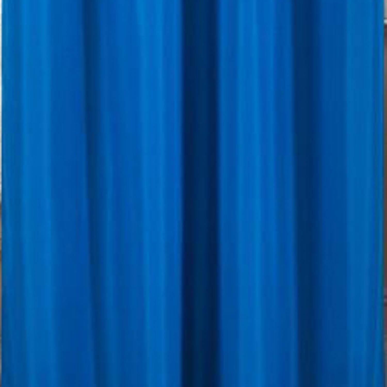 Left. Olivia Gray - Olivia Gray Gilbert Solid Single Grommet Curtain Panel Pair - 54x84" Navy - Navy.