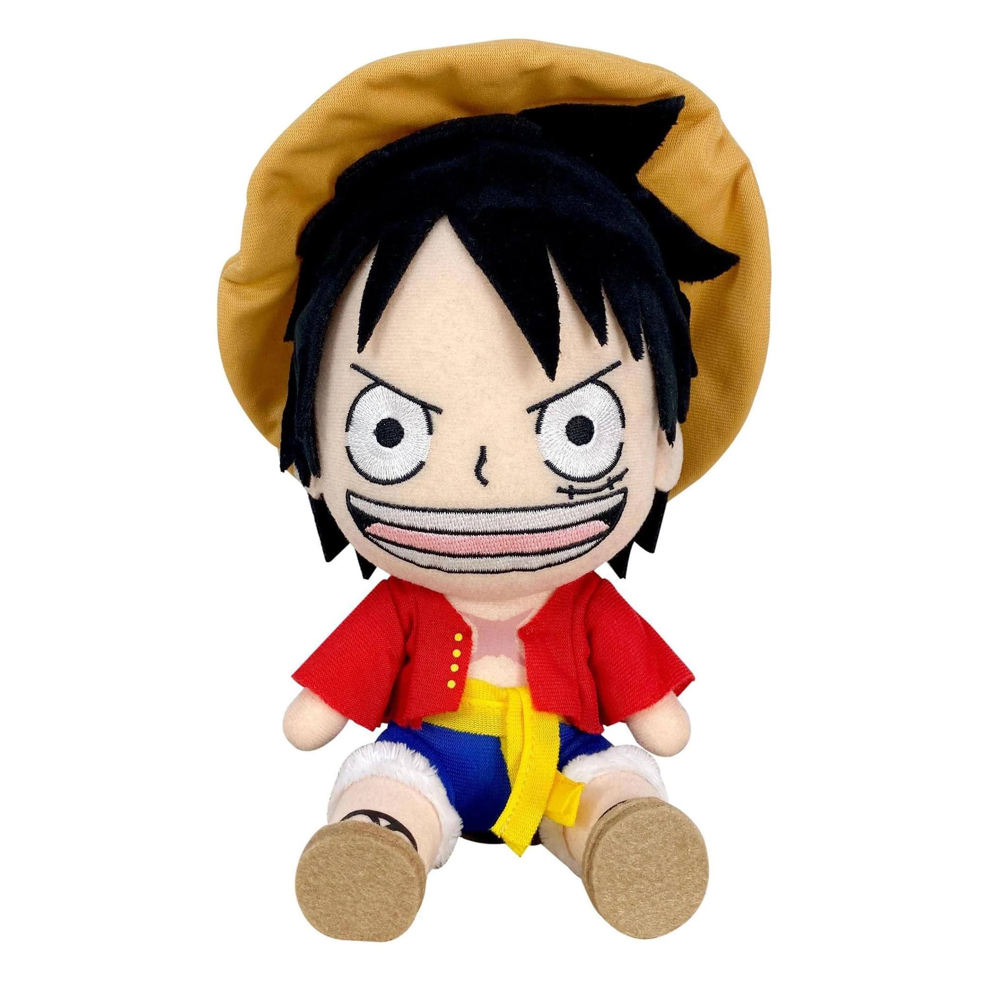 Great Eastern - One Piece Zou Arc Monkey D. Luffy 6 Inch Sitting Plush - Red