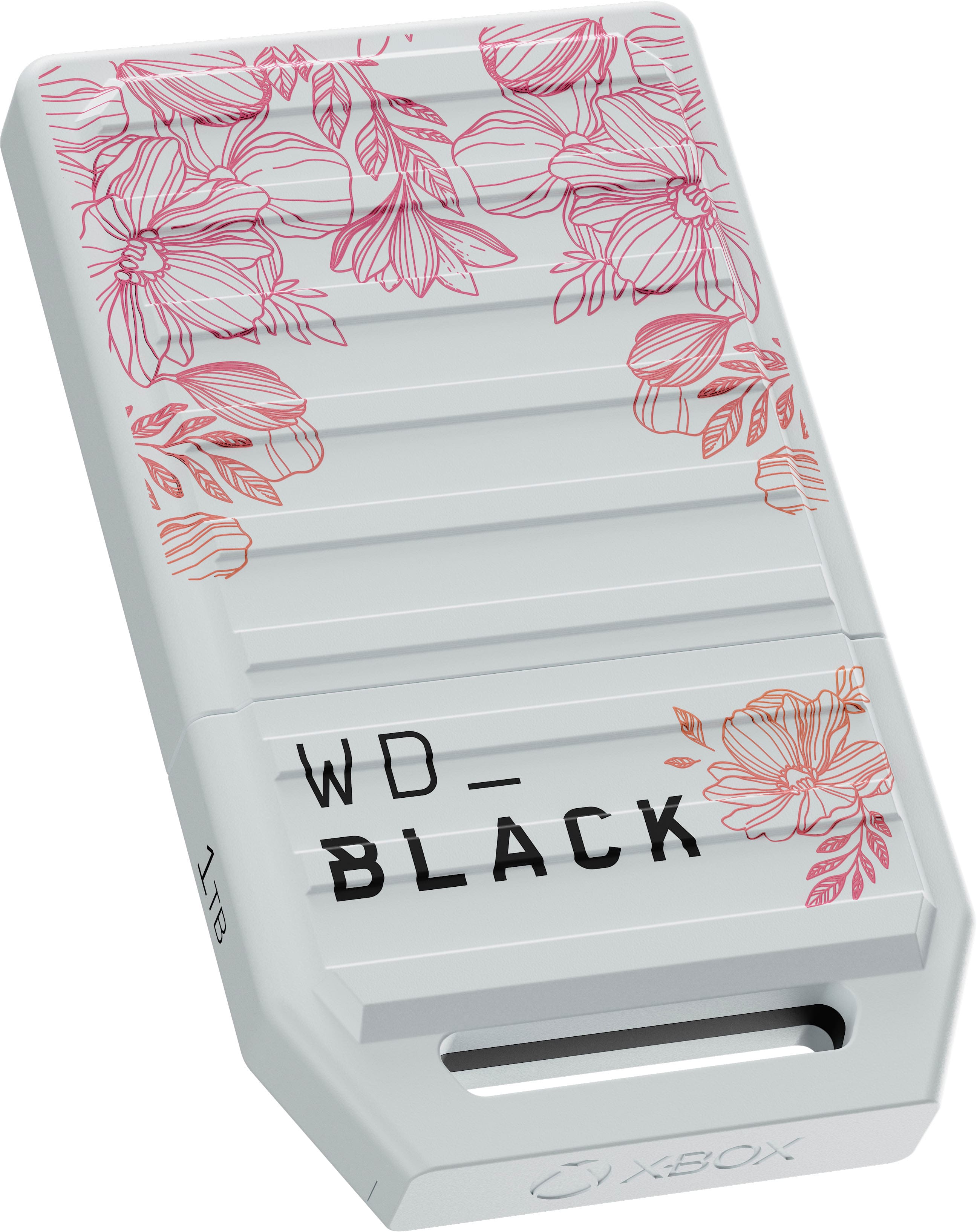 WD - BLACK C50 1TB Storage Expansion Card for Xbox Series X|S Gaming Console SSD Summer Collection Floral - White - Front_Zoom